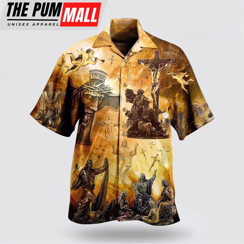 Christian Hawaiian Shirt, Jesus Is My Savior 3 Hawaiian Shirts, Christian Clothing Hawaii