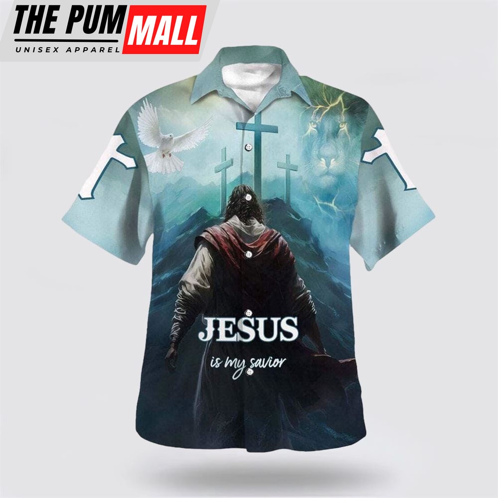 Christian Hawaiian Shirt, Jesus Is My Savior Have Faith Hawaiian Shirt, Christian Clothing Hawaii
