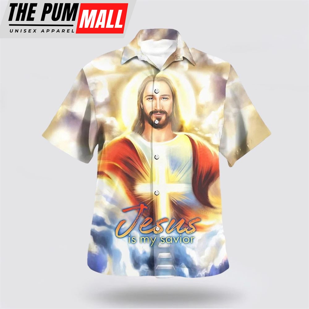 Christian Hawaiian Shirt, Jesus Is My Savior Jesus Smile Hawaiian Shirts, Christian Clothing Hawaii