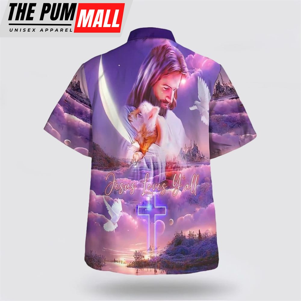 christian-hawaiian-shirt-jesus-loves-yall-jesus-and-lamb-hawaiian-shirts-chri-8uz2uspf Christian Hawaiian Shirt, Jesus Loves Y’all Jesus And Lamb Hawaiian Shirts, Christian Clothing Hawaii