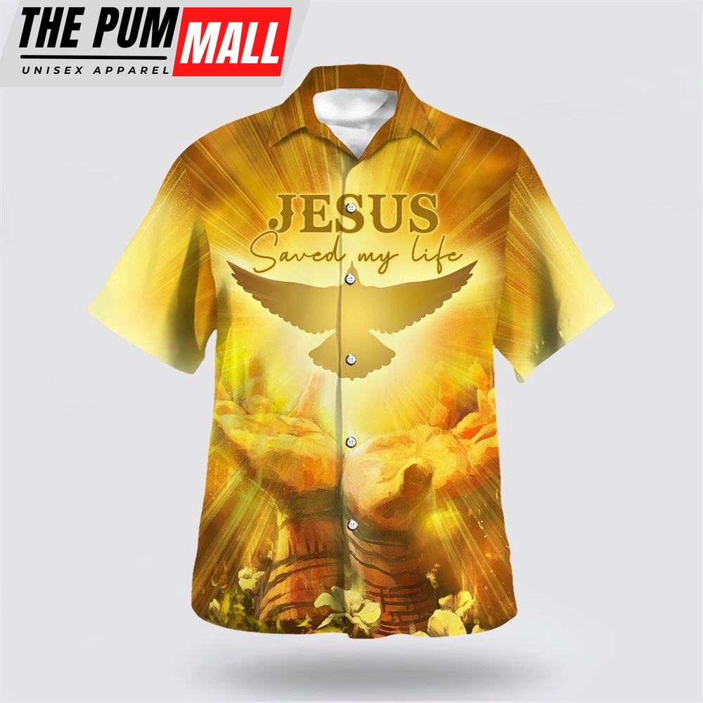 Christian Hawaiian Shirt, Jesus Save My Life Dove Hawaiian Shirt, Christian Clothing Hawaii