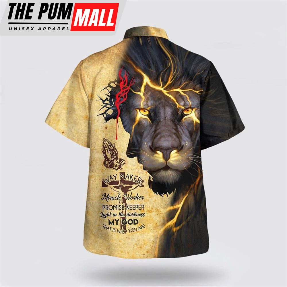 christian-hawaiian-shirt-lion-jesus-way-maker-miracle-worker-hawaiian-shirt-ch-b6c5d41t Christian Hawaiian Shirt, Lion Jesus Way Maker Miracle Worker Hawaiian Shirt, Christian Clothing Hawaii