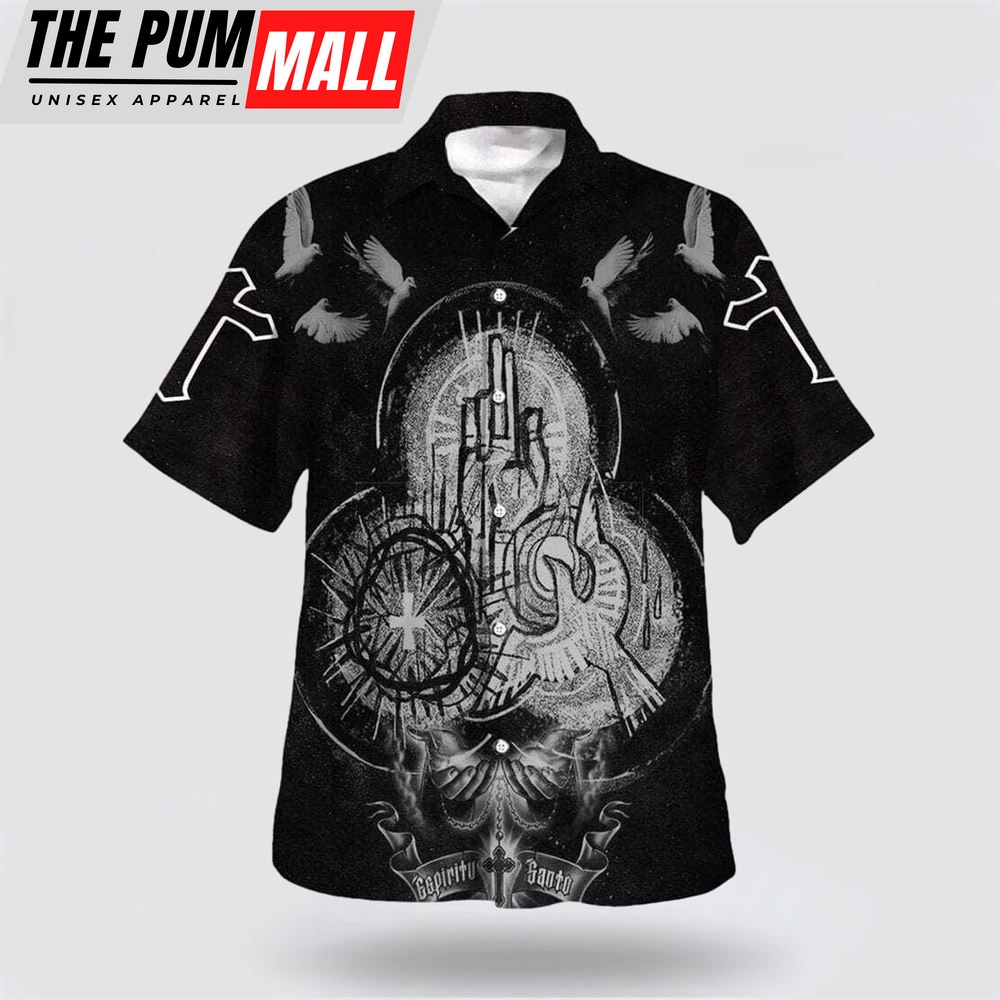 Christian Hawaiian Shirt, Prayer Warrior Hand God Prayer Hawaiian Shirt, Christian Clothing Hawaii