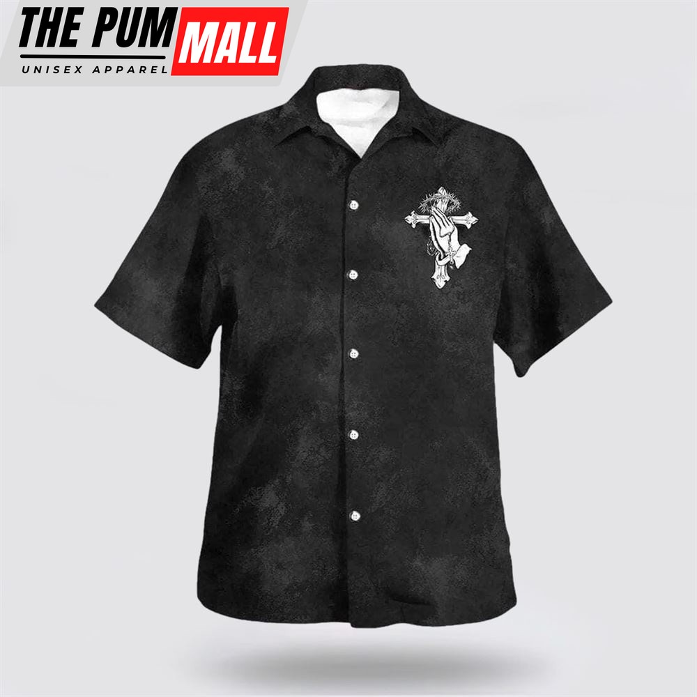 Christian Hawaiian Shirt, Prayer Warriors With Cross Christian Faith Summer Hawaiian Shirt, Christian Clothing Hawaii