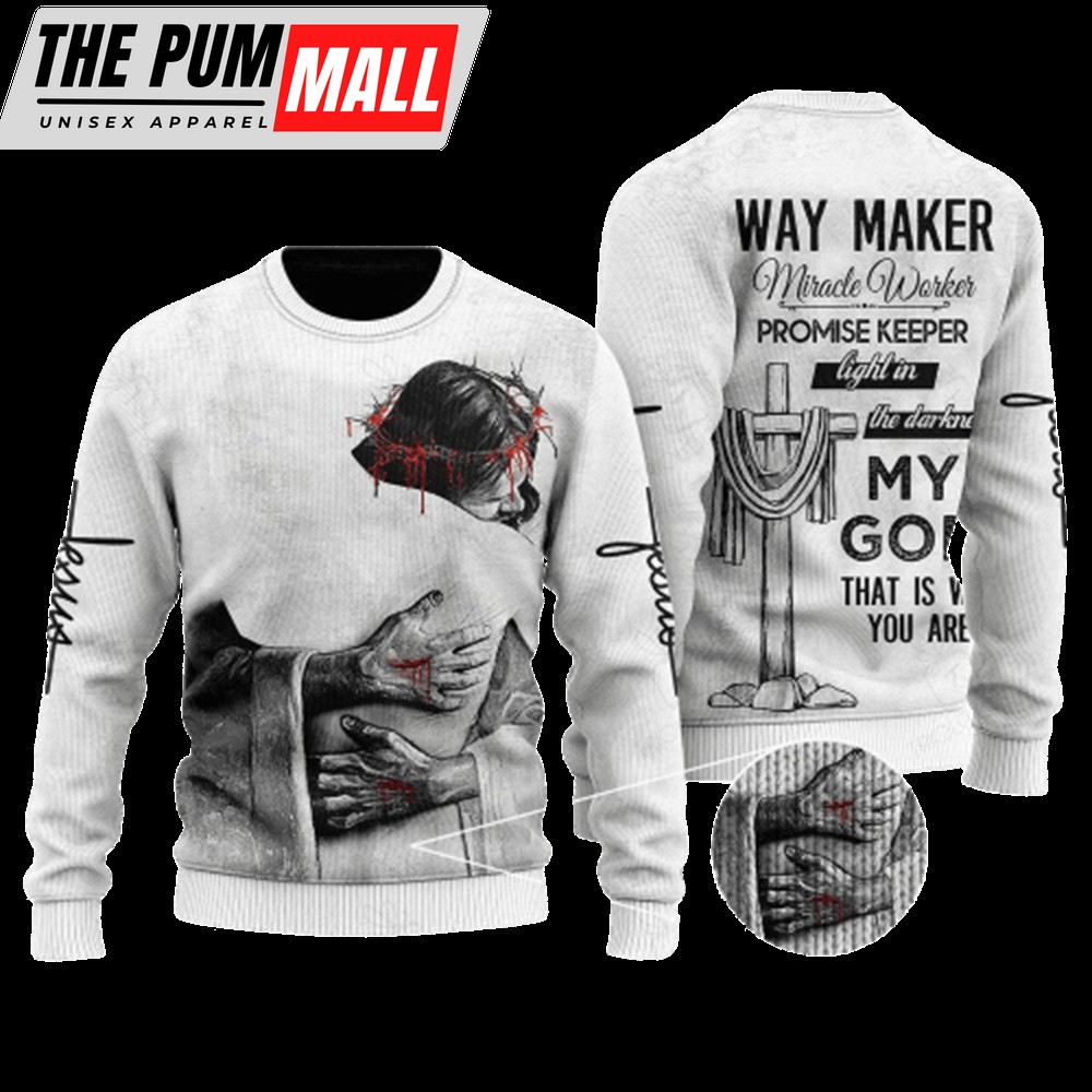 Christian Jesus Easter Ugly Christmas Sweater, Christmas Gift For Men & Women