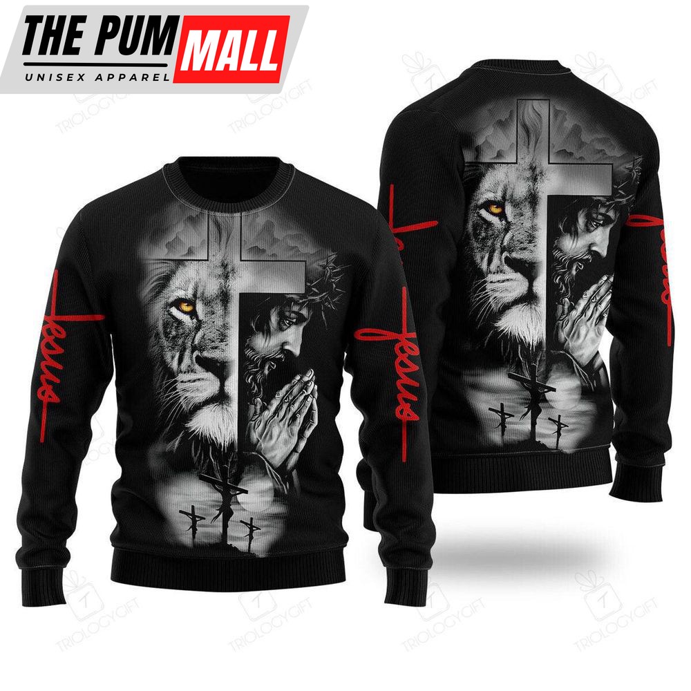 Christian Jesus Easter Ugly Christmas Sweater For Men & Women