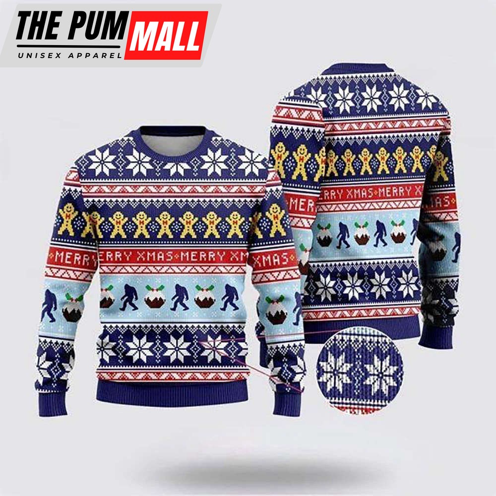 Christmas Bigfoot Christmas Ugly Christmas Sweater, Best Gift For Christmas