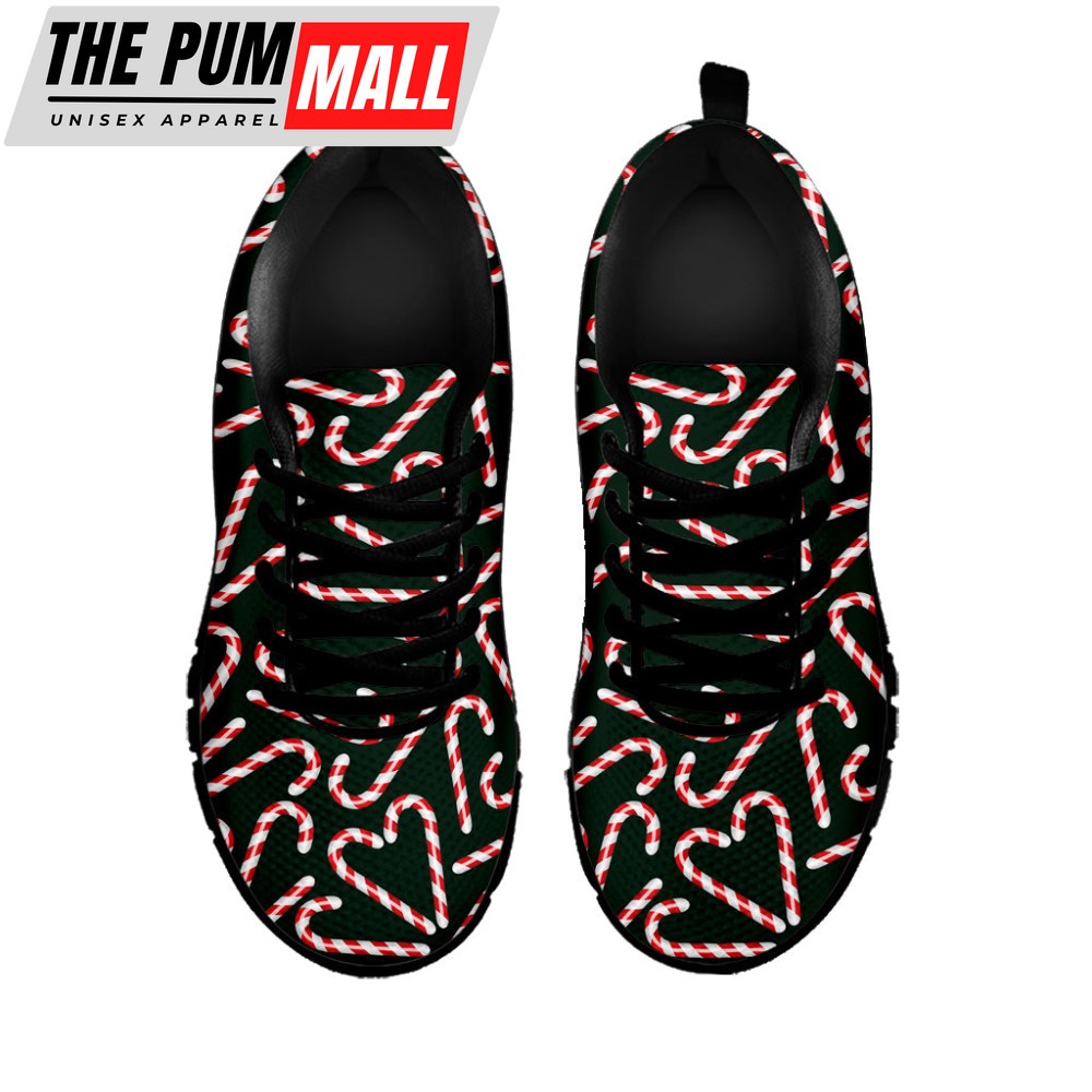 christmas-candy-cane-pattern-print-black-running-shoes-gift-for-men-and-women-w6zg7zyp Christmas Candy Cane Pattern Print Black Running Shoes, Gift For Men And Women