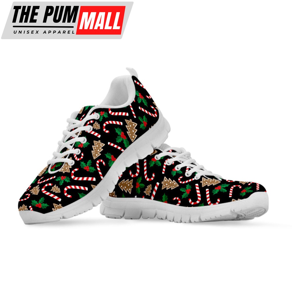 christmas-cookie-and-candy-pattern-print-white-running-shoes-gift-for-men-and-w-u10glh13 Christmas Cookie And Candy Pattern Print White Running Shoes, Gift For Men And Women