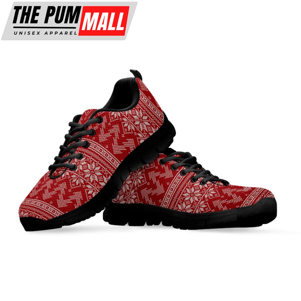 christmas-festive-knitted-pattern-print-black-running-shoes-gift-for-men-and-wo-p1tj81oy Christmas Festive Knitted Pattern Print Black Running Shoes, Gift For Men And Women