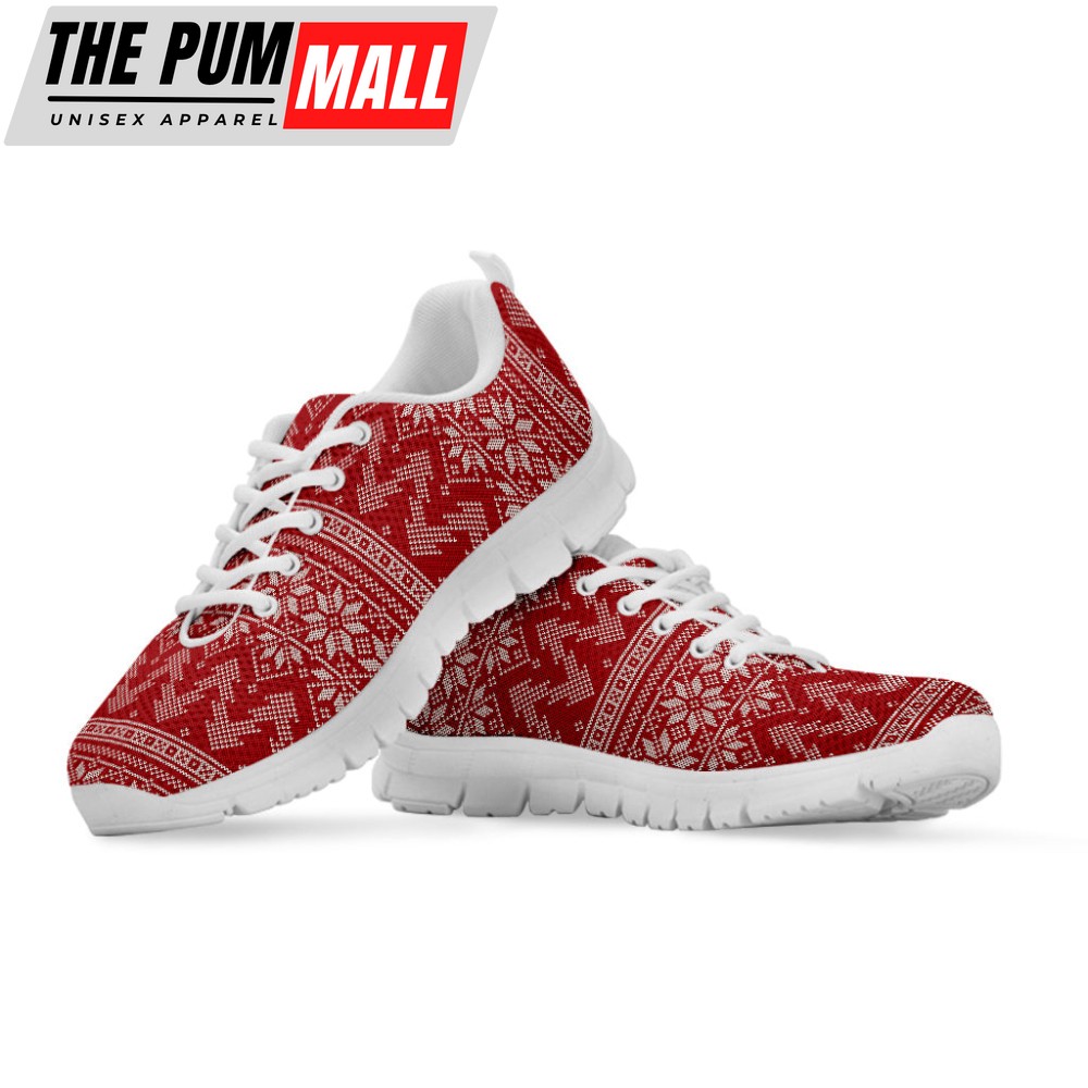 christmas-festive-knitted-pattern-print-white-running-shoes-gift-for-men-and-wo-g7rhpzvl Christmas Festive Knitted Pattern Print White Running Shoes, Gift For Men And Women