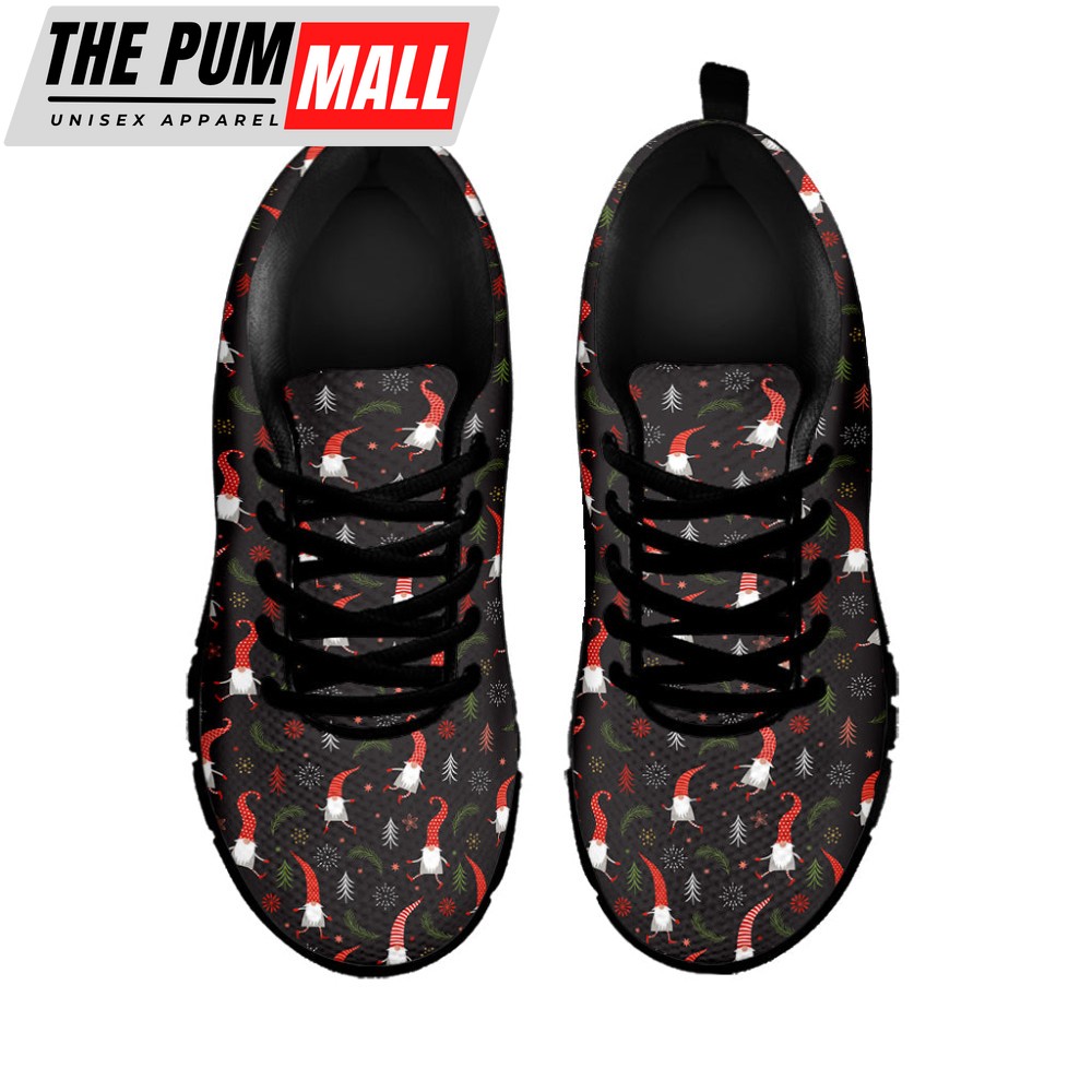 christmas-gnomes-pattern-print-black-running-shoes-gift-for-men-and-women-l0tyvsh9 Christmas Gnomes Pattern Print Black Running Shoes, Gift For Men And Women