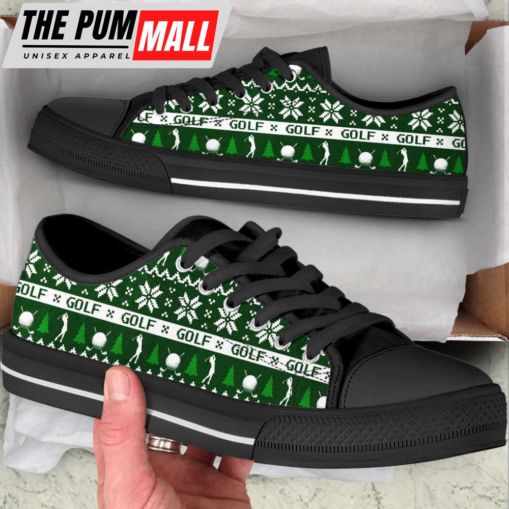 christmas-golf-knitted-low-top-canvas-print-shoes-stylish-footwear-6ek045db Christmas Golf Knitted Low Top Canvas Print Shoes – Stylish Footwear