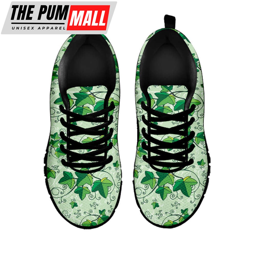 christmas-ivy-leaf-pattern-print-black-running-shoes-gift-for-men-and-women-yq2cfzjp Christmas Ivy Leaf Pattern Print Black Running Shoes, Gift For Men And Women