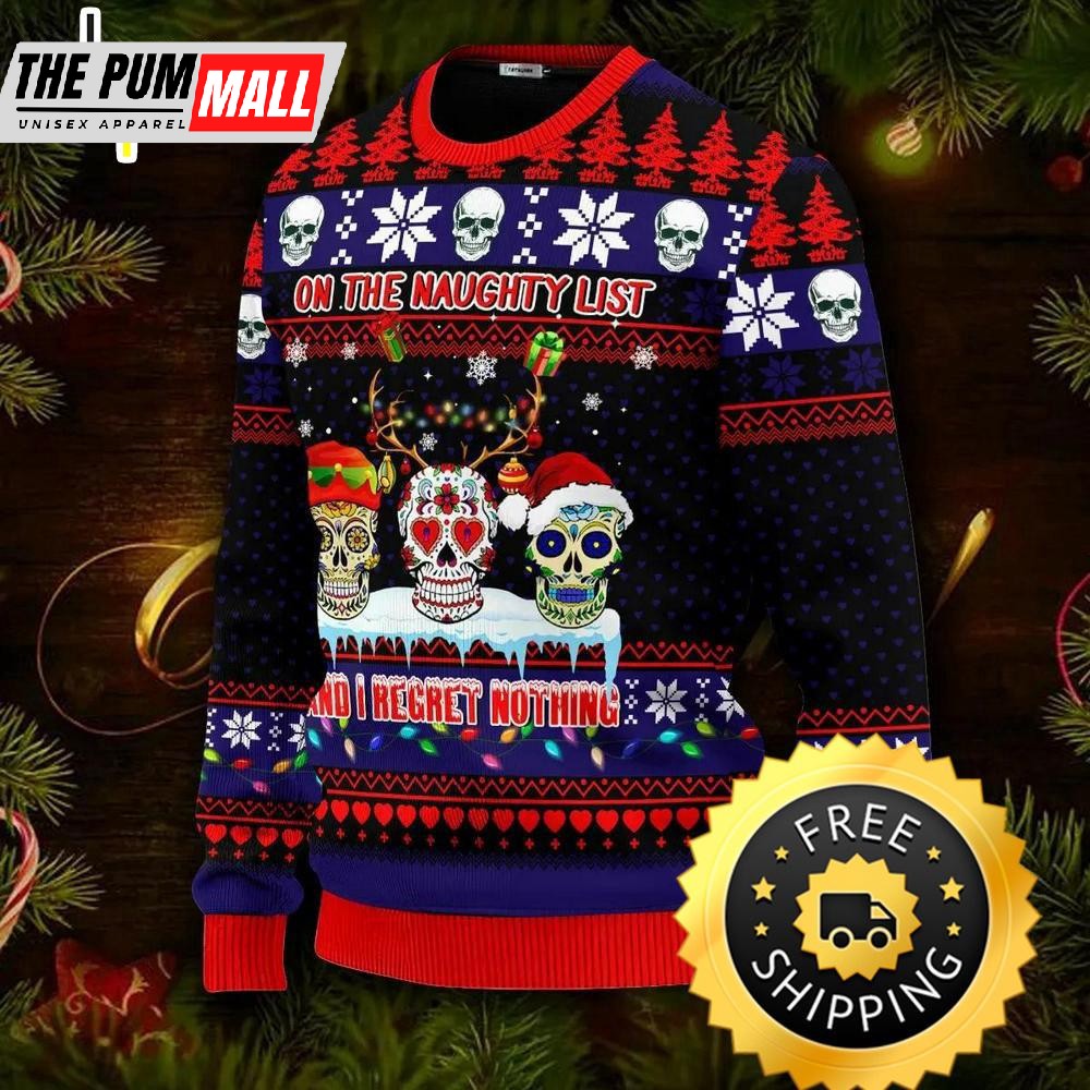 christmas-on-the-naughty-list-skull-ugly-christmas-sweater-skull-ugly-sweater-xyx7i6lo Christmas On The Naughty List Skull Ugly Christmas Sweater, Skull Ugly Sweater