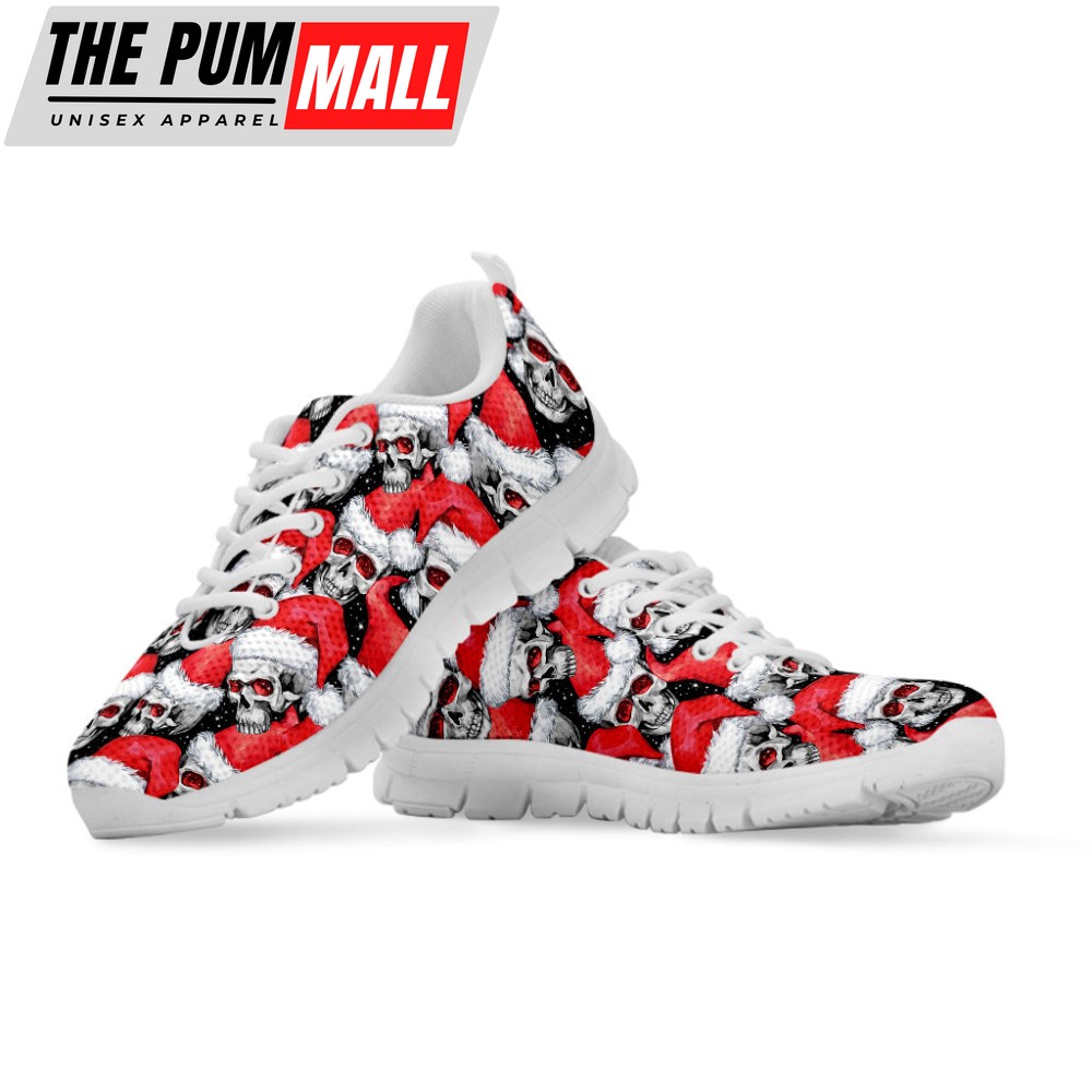 christmas-santa-skull-pattern-print-white-running-shoes-gift-for-men-and-women-dpldqar9 Christmas Santa Skull Pattern Print White Running Shoes, Gift For Men And Women