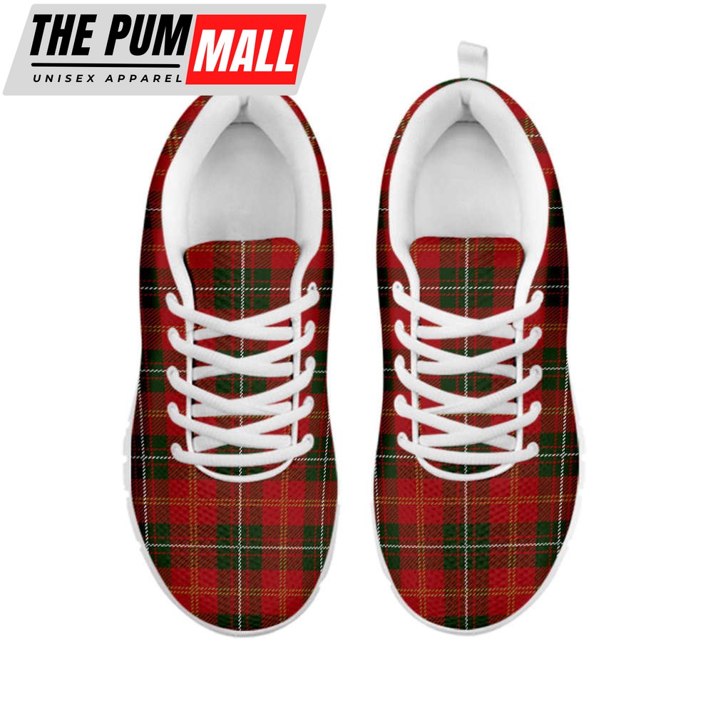 christmas-scottish-tartan-pattern-print-white-running-shoes-gift-for-men-and-wo-gc3wo1ib Christmas Scottish Tartan Pattern Print White Running Shoes, Gift For Men And Women