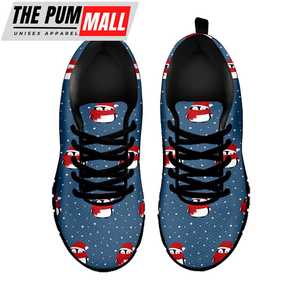 christmas-snowy-penguin-pattern-print-black-running-shoes-gift-for-men-and-wome-ajxhx2kt Christmas Snowy Penguin Pattern Print Black Running Shoes, Gift For Men And Women