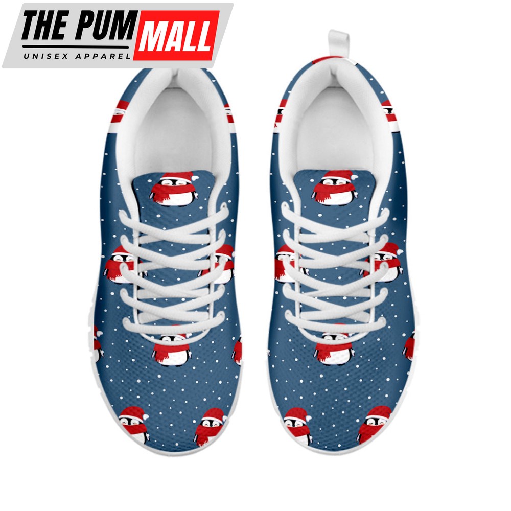 christmas-snowy-penguin-pattern-print-white-running-shoes-gift-for-men-and-wome-rp90uz67 Christmas Snowy Penguin Pattern Print White Running Shoes, Gift For Men And Women