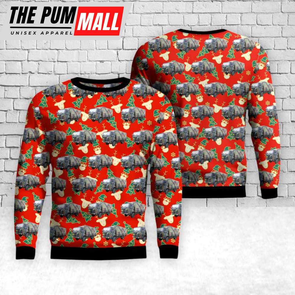 Christmas Sweater: Royal Netherlands Army Daf Truck 3D Gift
