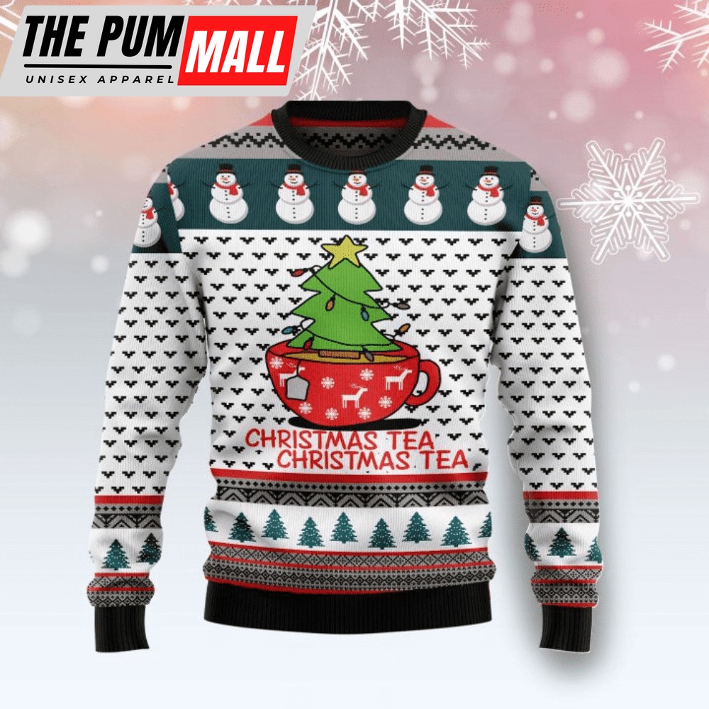 Christmas Tea For Unisex Ugly Christmas Sweater, Gift For Christmas
