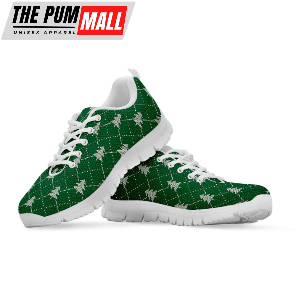 christmas-tree-knitted-pattern-print-white-running-shoes-gift-for-men-and-women-yd5tszfc Christmas Tree Knitted Pattern Print White Running Shoes, Gift For Men And Women