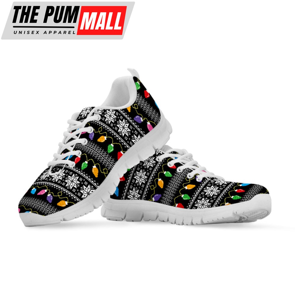 christmas-tree-lights-print-white-running-shoes-gift-for-men-and-women-8uvss4d2 Christmas Tree Lights Print White Running Shoes, Gift For Men And Women