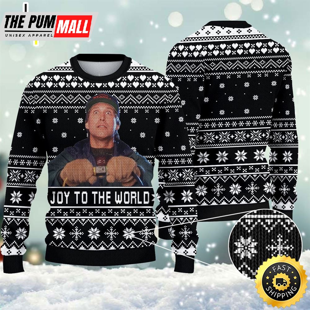 Christmas Vacation Joy To The World Ugly Sweater