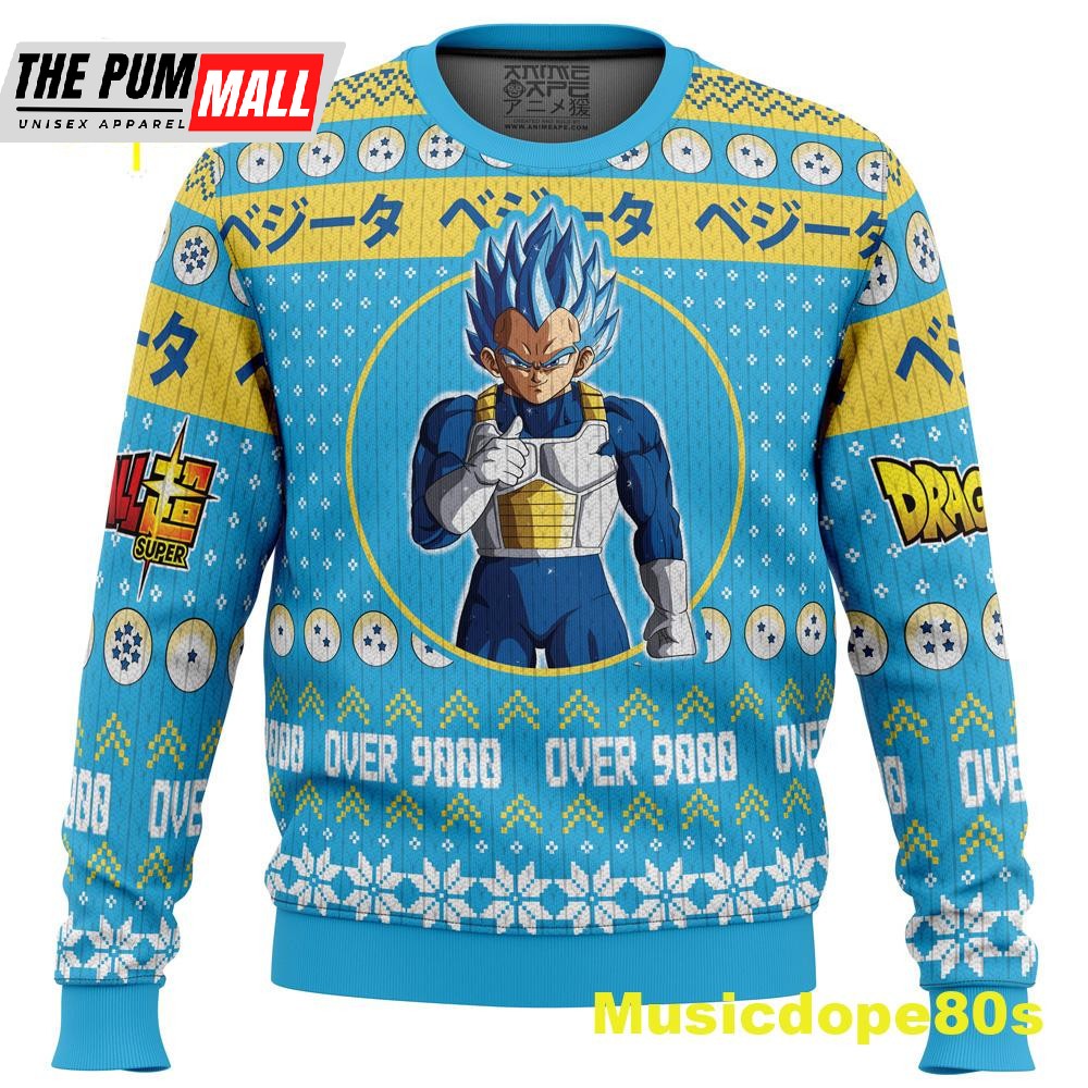 Christmas Vegeta Dragon Ball Z Ugly Christmas Sweater