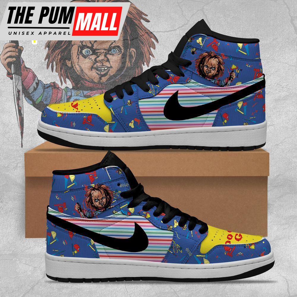 Chucky Good Guy Air Jd 1 Sneakers