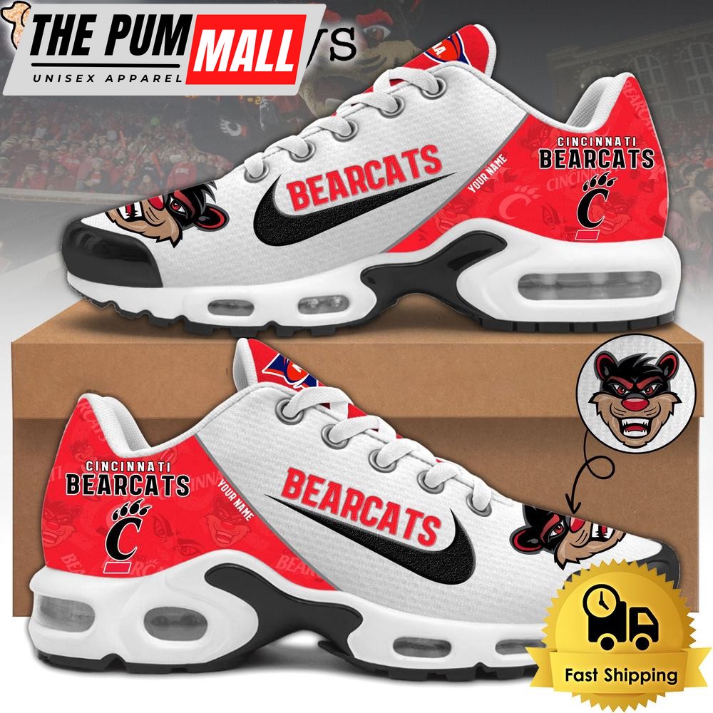 Cincinnati Bearcats Football Mascot Symbol Custom Air Max Plus Shoes