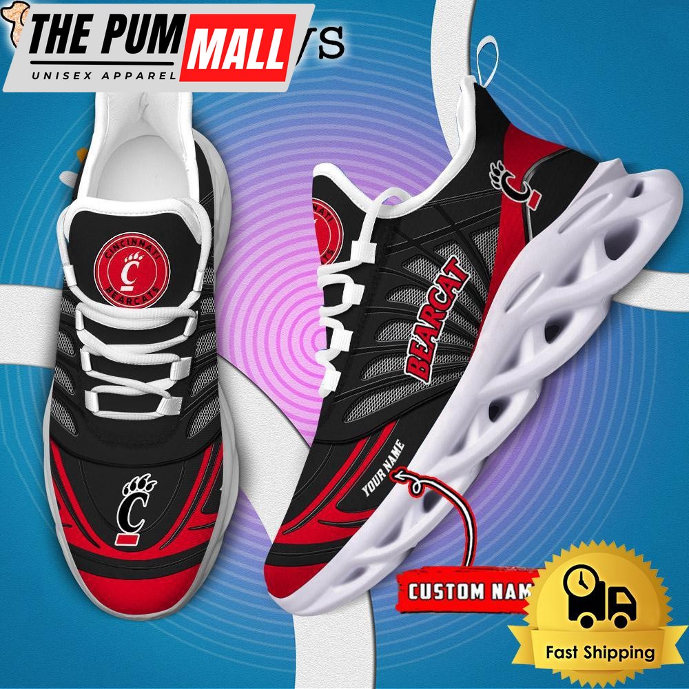 Cincinnati Bearcats NCAA Custom Max Soul Shoes Sneaker