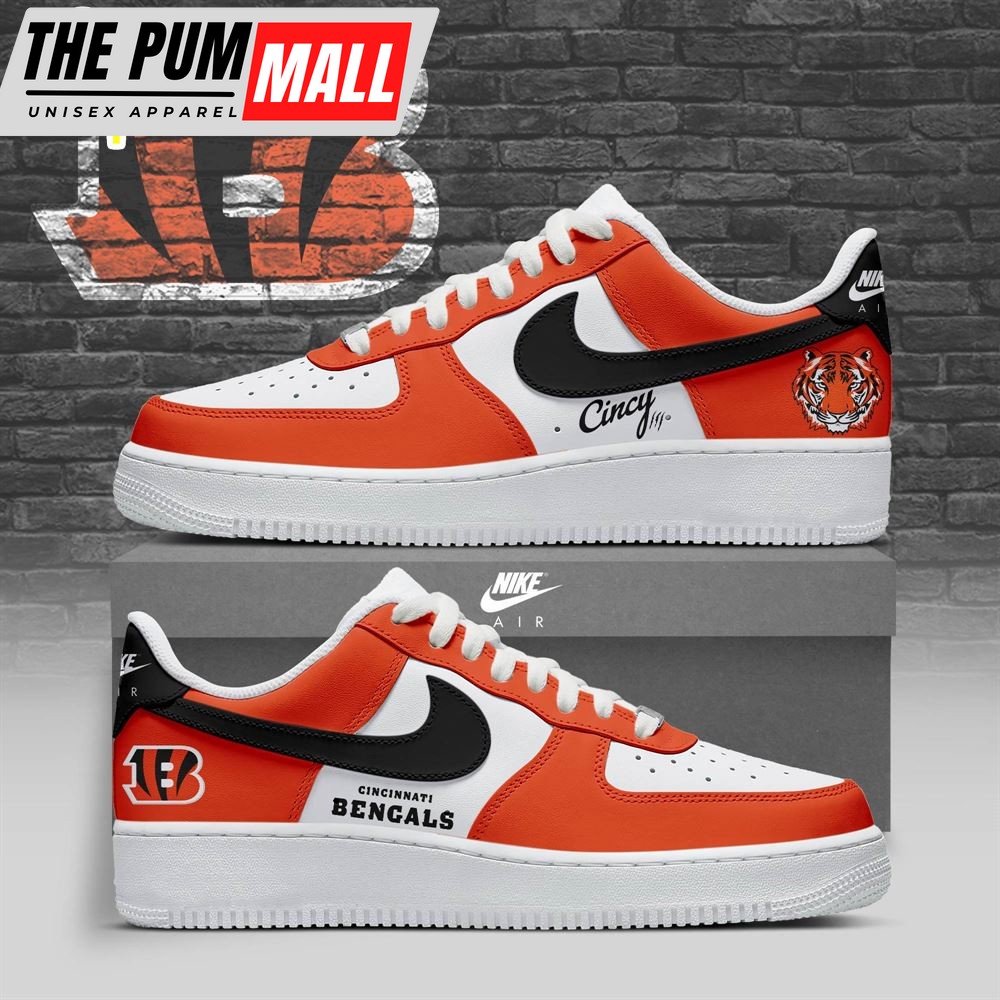 Cincinnati Bengals 2024 Cincy AF1 Shoes