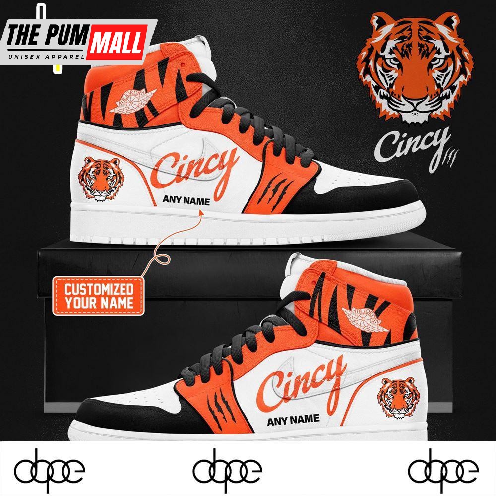 Cincinnati Bengals 2024 Cincy New Air Jd1 Custom Shoes