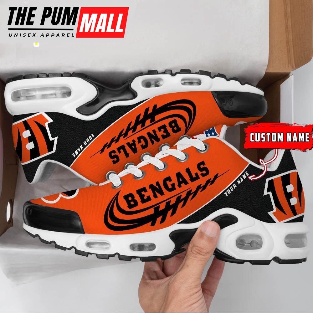Cincinnati Bengals Football Custom NFL Sport Max Plus Shoes