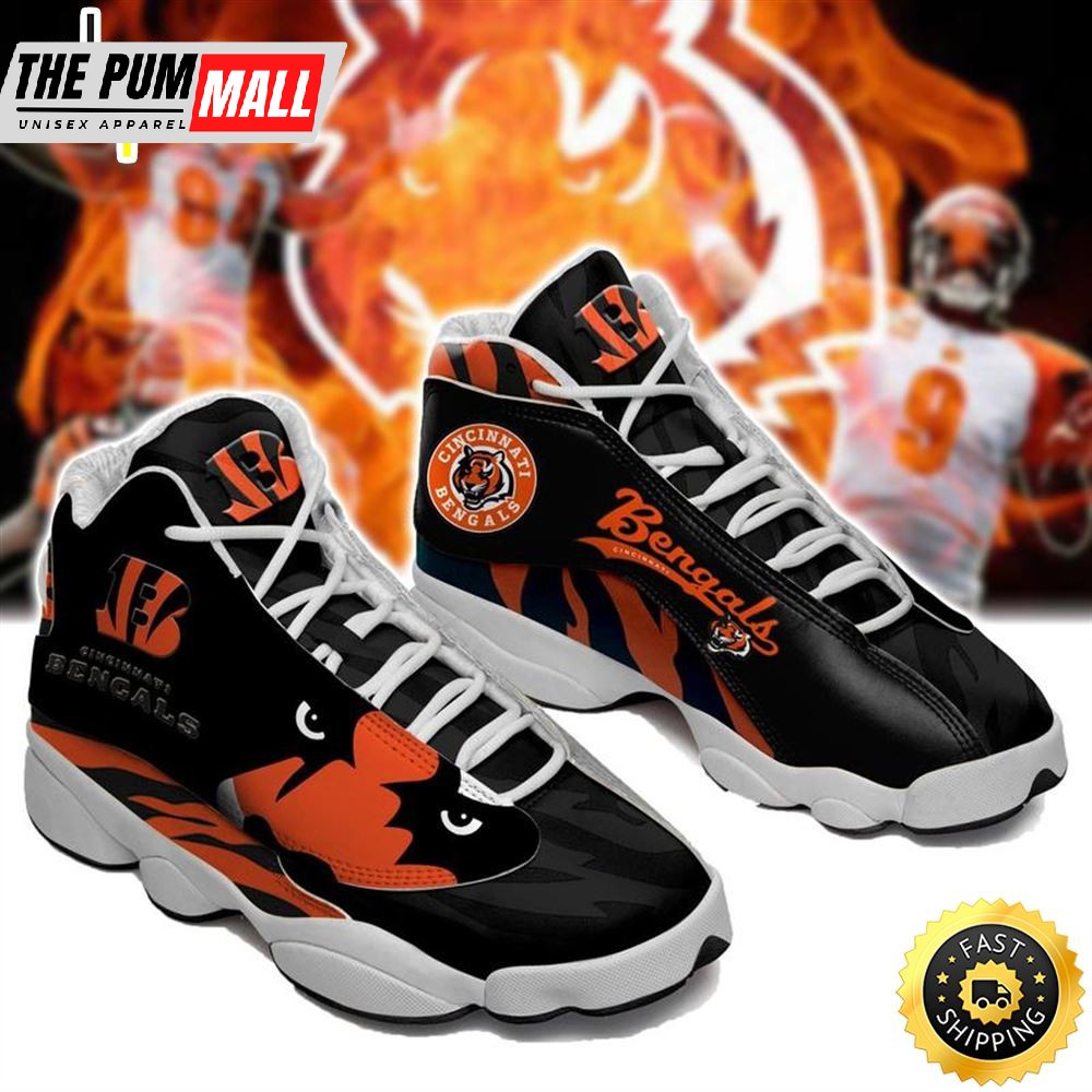 Cincinnati Bengals Nfl Air Jd 13 Sneaker