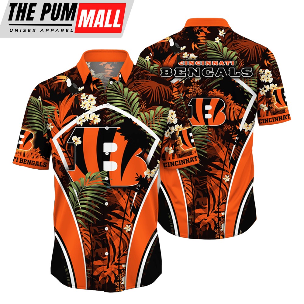 Cincinnati Bengals NFL Flower Tropical Hawaiian Shirt