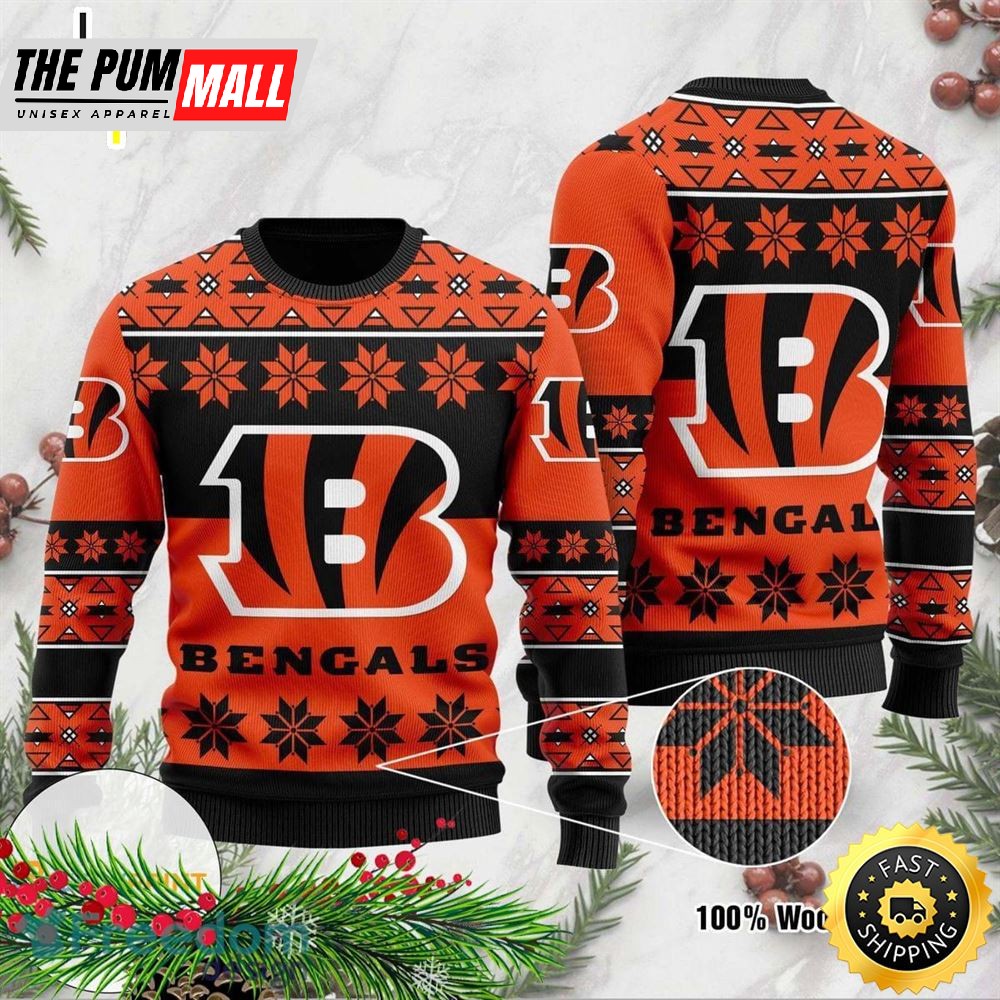 Cincinnati Bengals NFL Holiday Party Bengals Ideas Ugly Christmas Sweater
