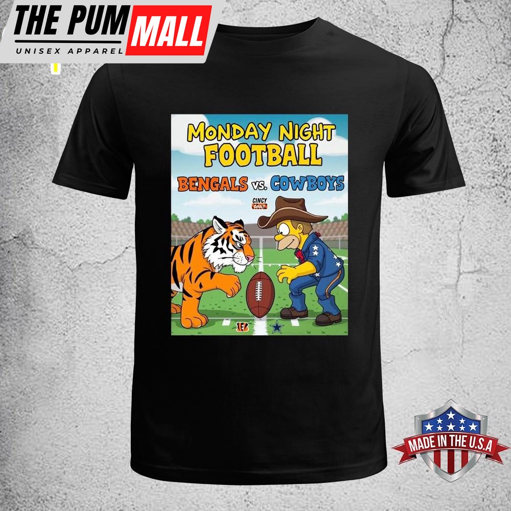 Cincinnati Bengals Vs Dallas Cowboys Monday Night Football Unisex T-Shirt