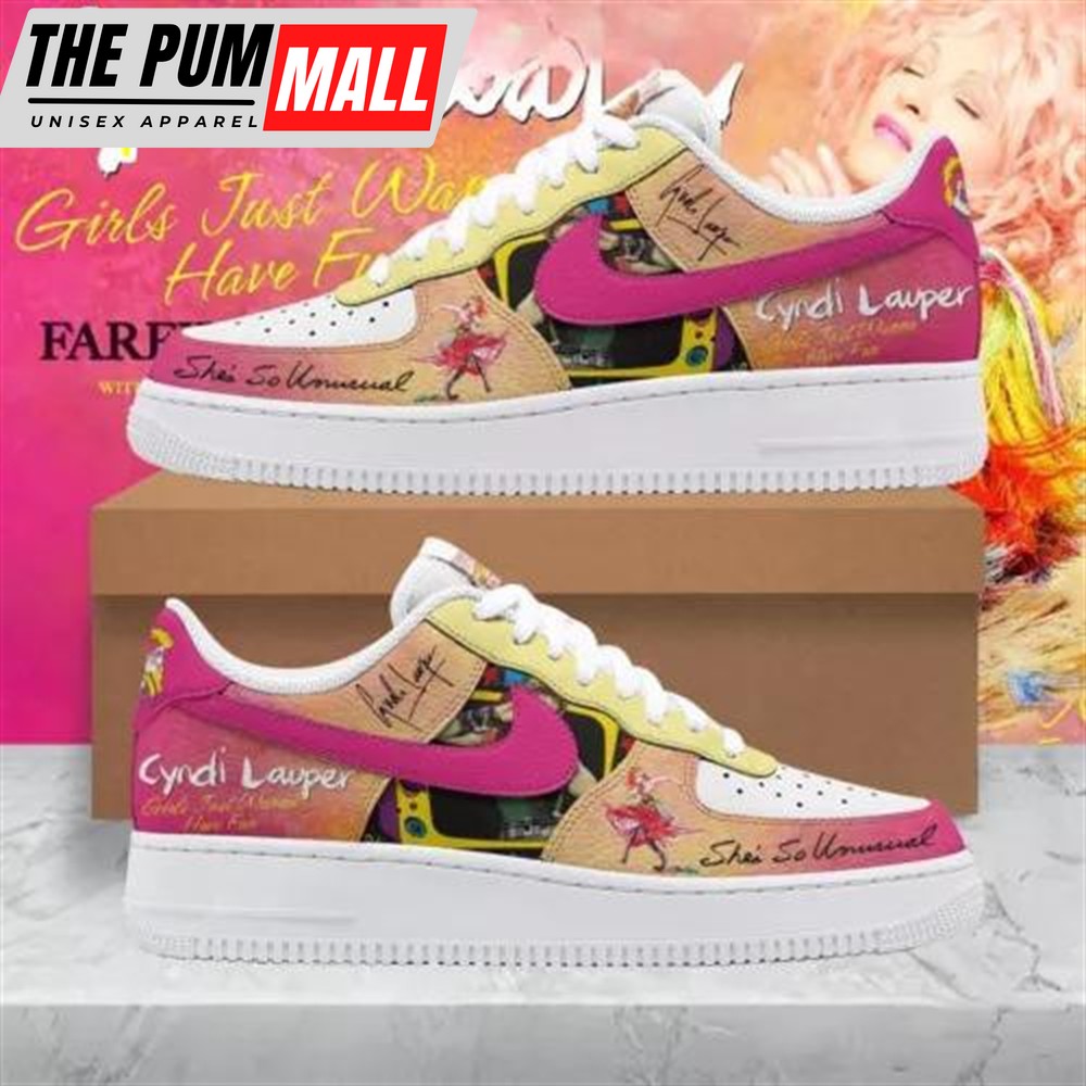 Cindy Lauper Girl Just Want To Have Fun 2024 Trip Air Force 1 Shoes