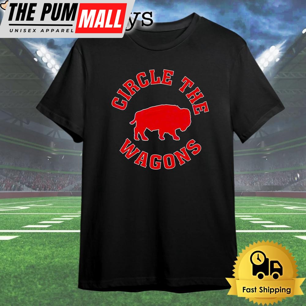 Circle The Wagons Buffalo Bills Football T Shirt