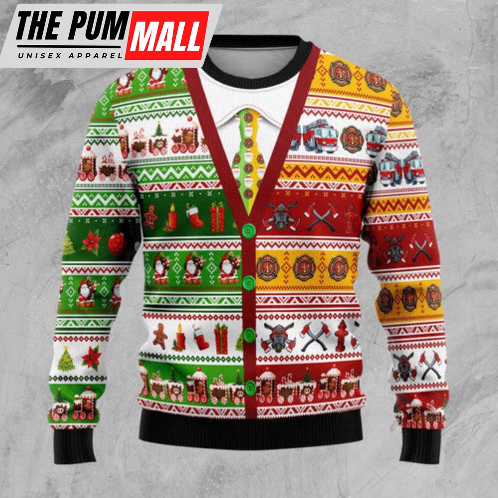 Citybarks [Ugly Sweater] Firefighter Xmas D