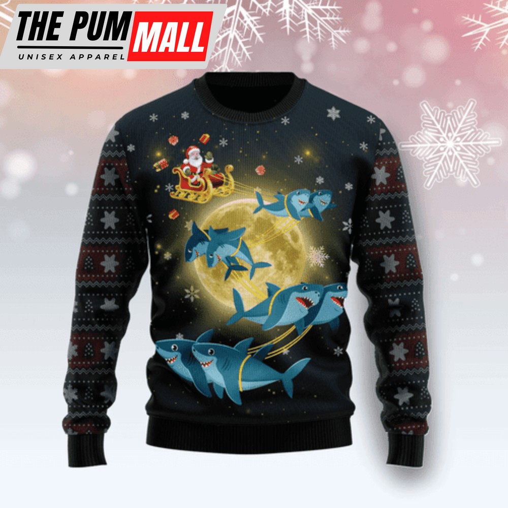 Citybarks [Ugly Sweater] Santa Shark