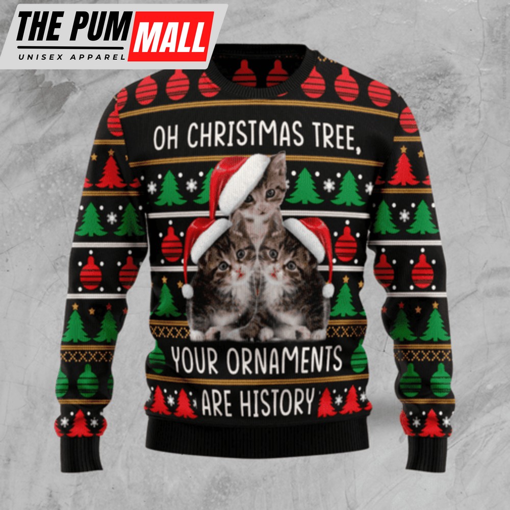 Cityparks Ugly Sweater Awesome Cat Lover, Best Gift For Christmas 2023