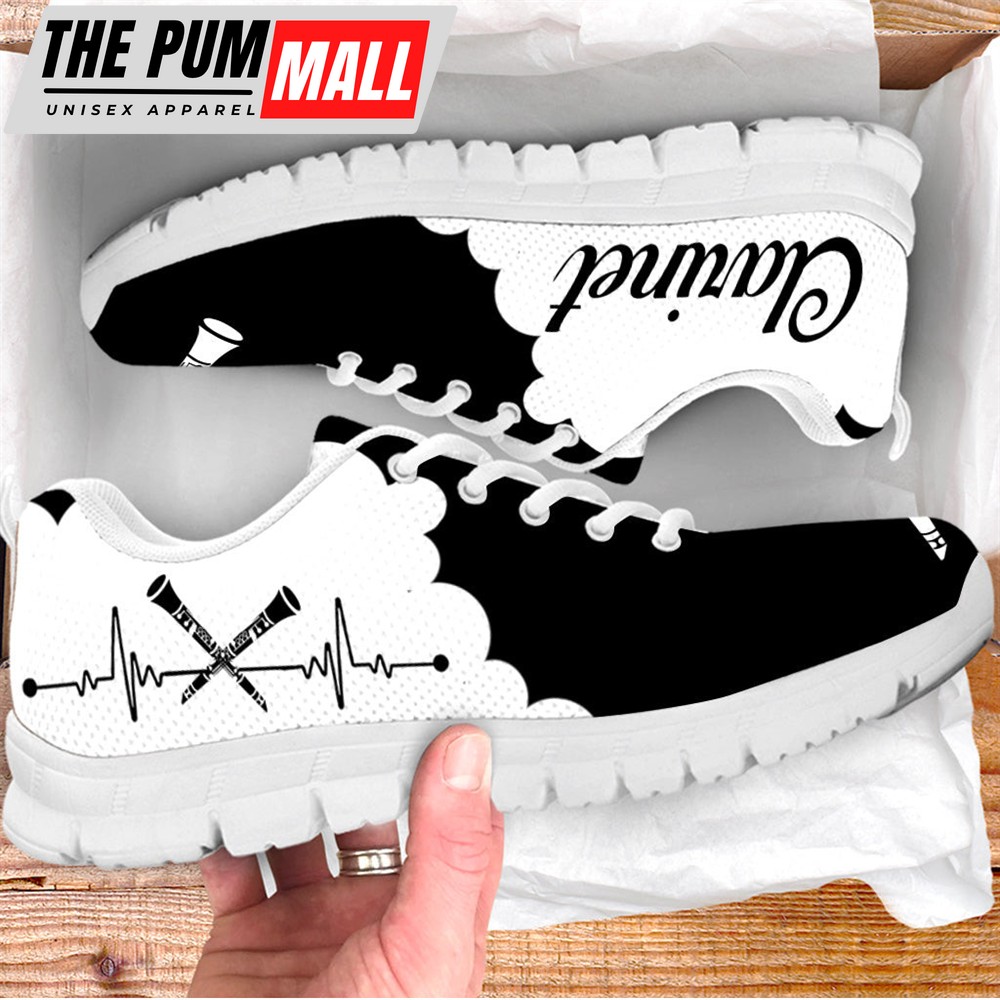Clarinet Cloudy Shoes Music Sneaker Walking Running Shoes – Best Gift For Men And Women – Shoes Gift For Adults