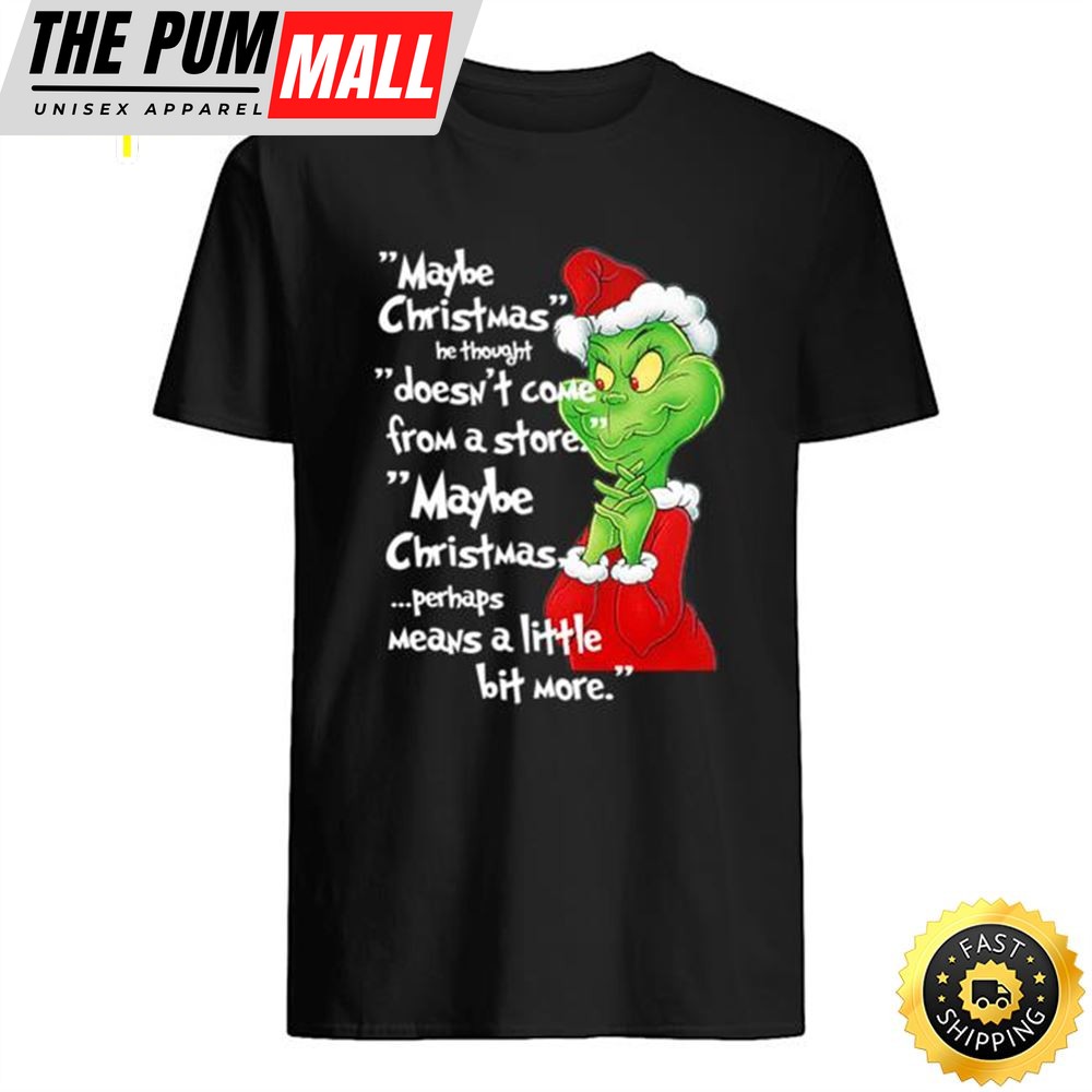 Classic Dr. Seuss How The Grinch Stole Christmas Vintage Quote Shirt
