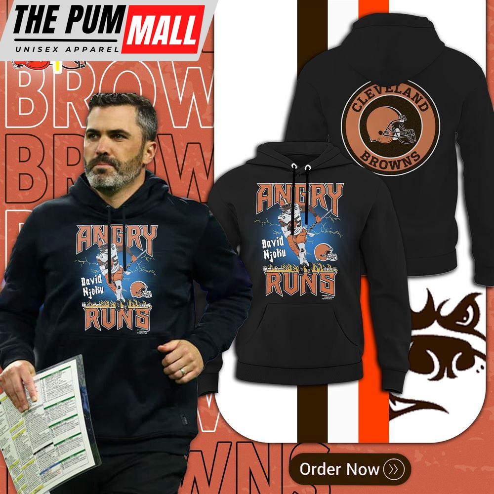 Cleveland Browns Angry Runs Hoodie