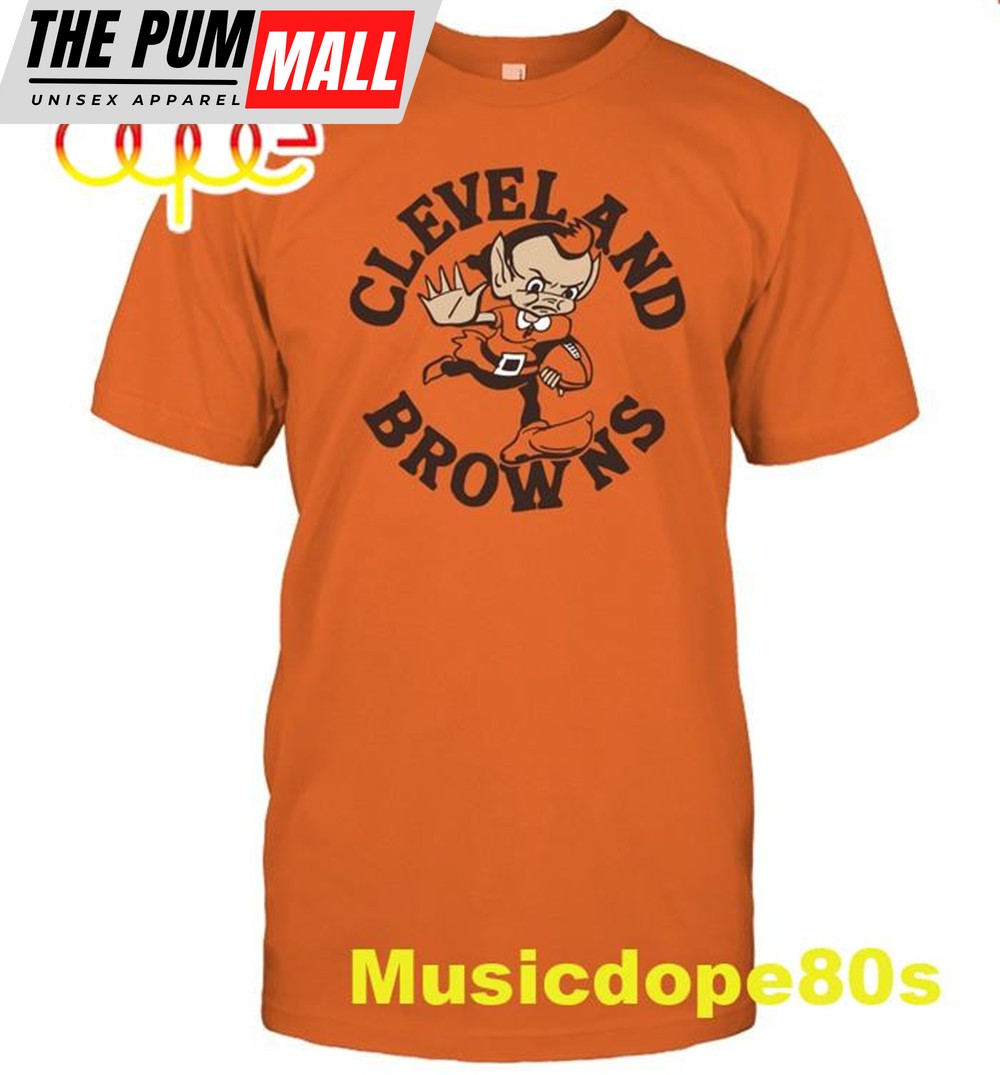 Cleveland Browns Brownie Stiff Arm T Shirt