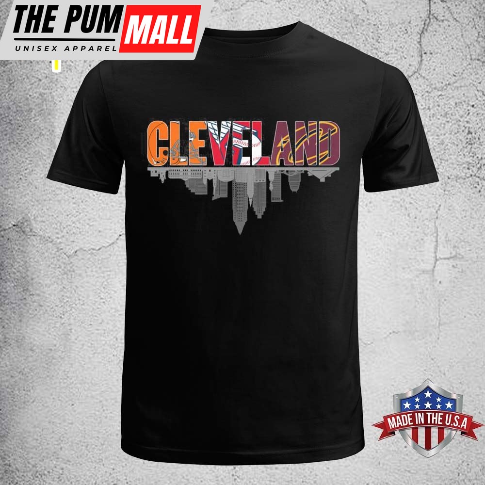 Cleveland Browns Cavaliers Guardians City Champions T Shirt