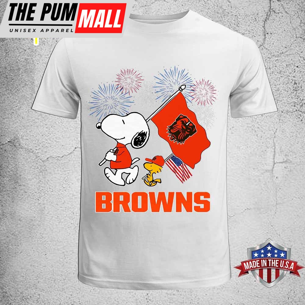 Cleveland Browns Happy 4th Of July Independence Day Unisex T-Shirt